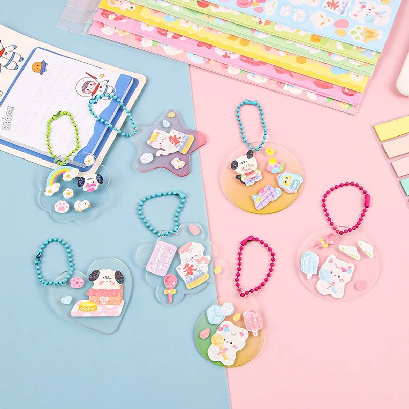 Kawaii Holographic Sticker Set