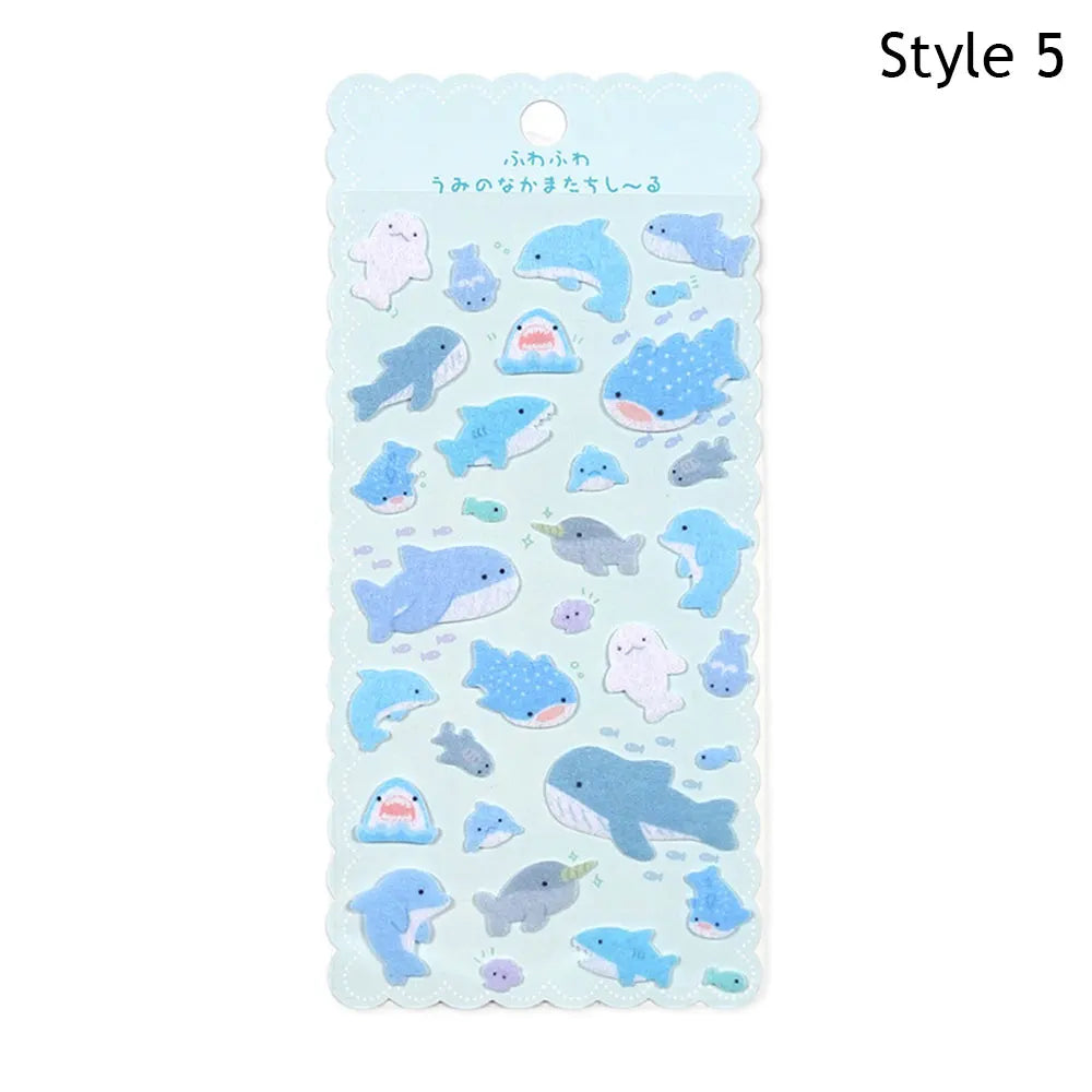 Kawaii Marine Life Sticker Sheets