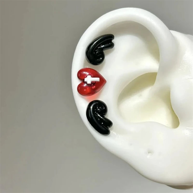 Sweet Angel Wing Stud Earrings