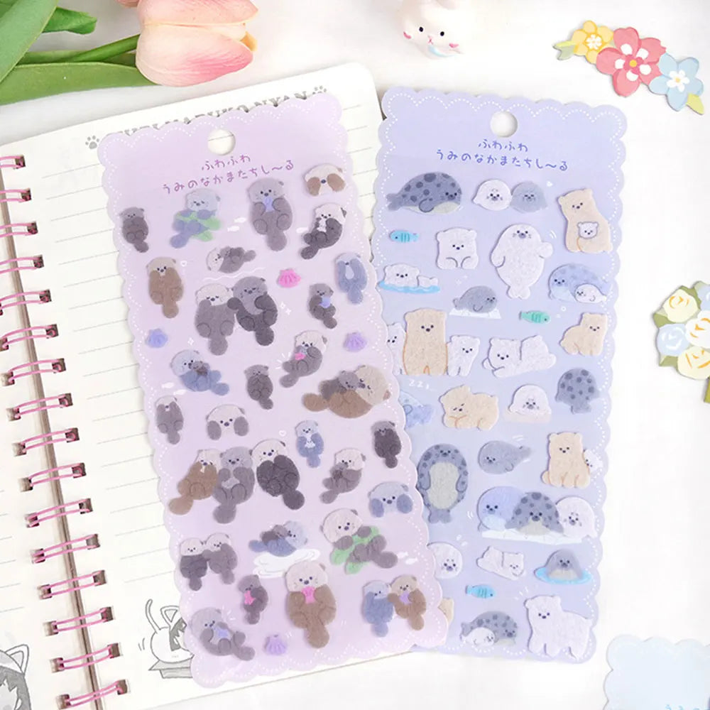Kawaii Marine Life Sticker Sheets