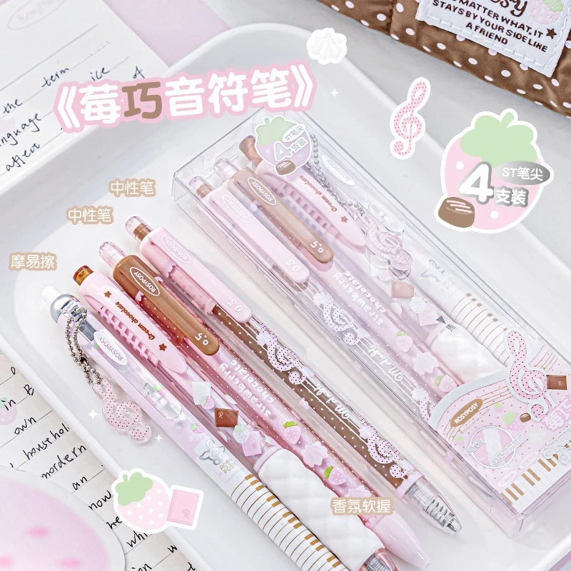 Strawberry Chocolate Series Gel Pen Set