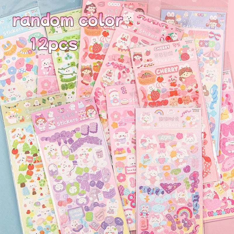 Kawaii Holographic Sticker Set