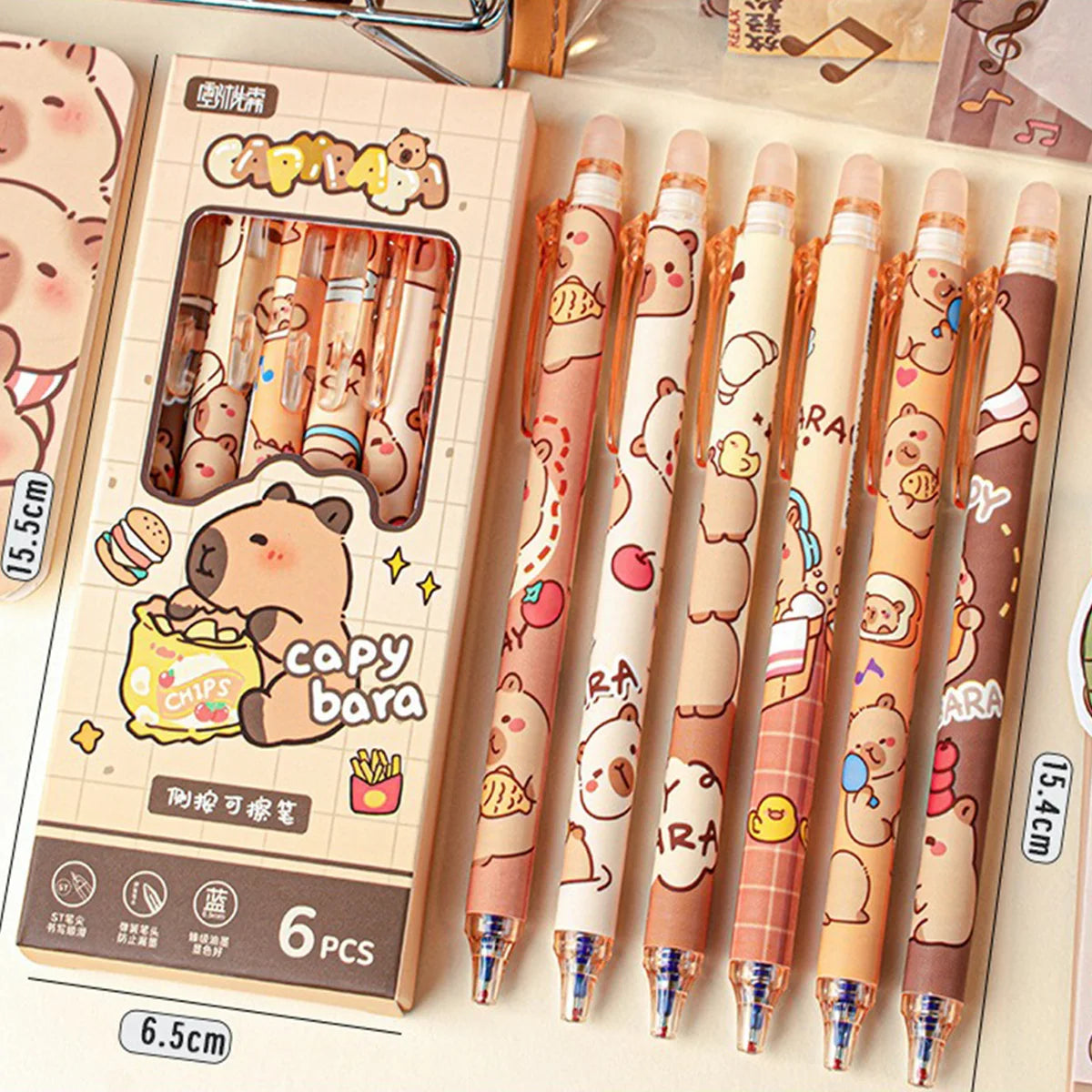 Kawaii Erasable Pen Set