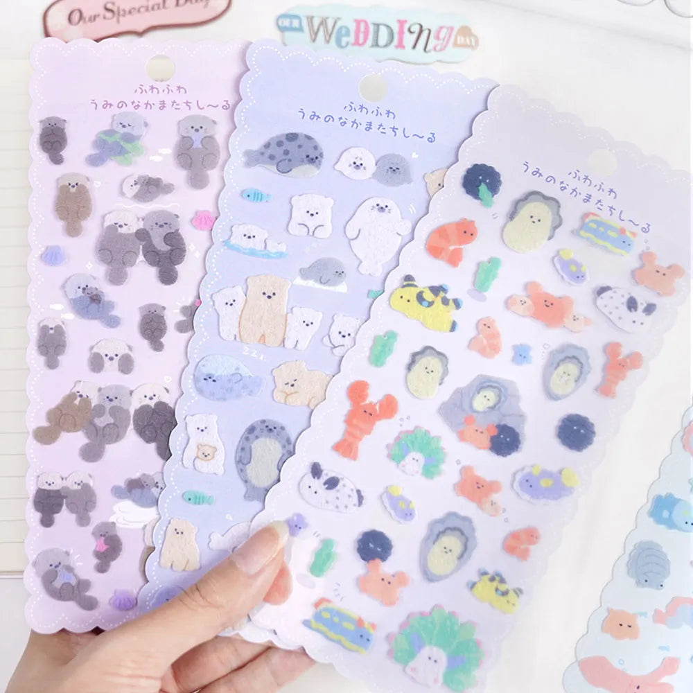 Kawaii Marine Life Sticker Sheets