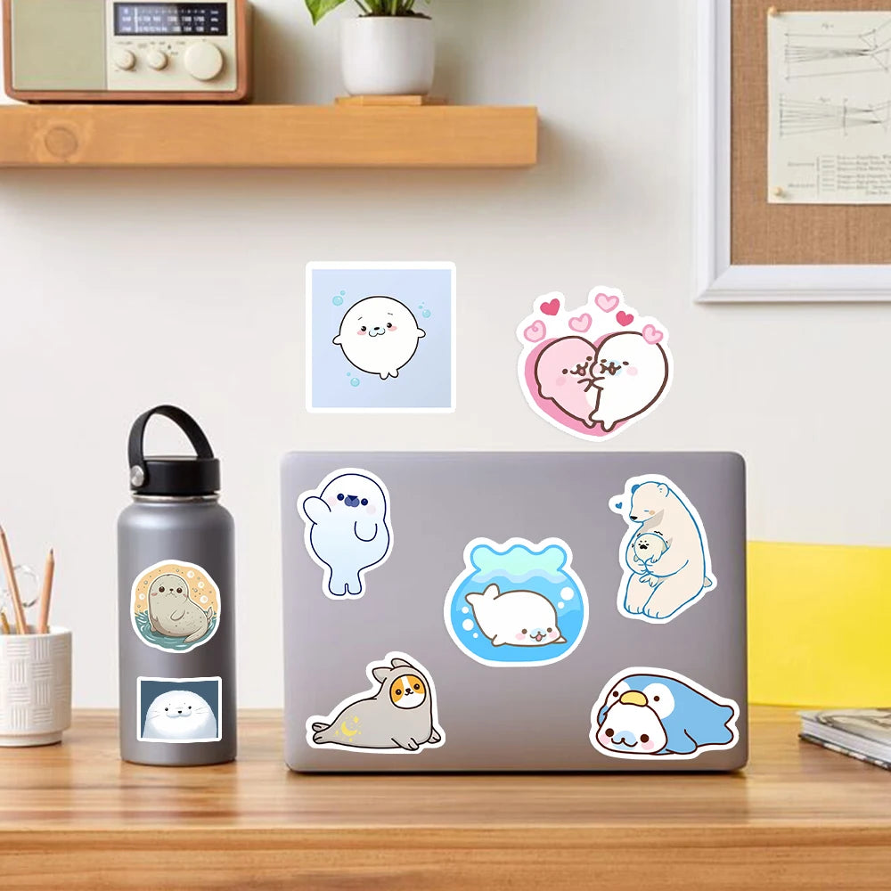 Cute Cartoon Seal Stickers