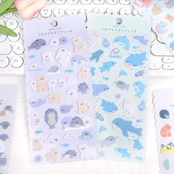 Kawaii Marine Life Sticker Sheets