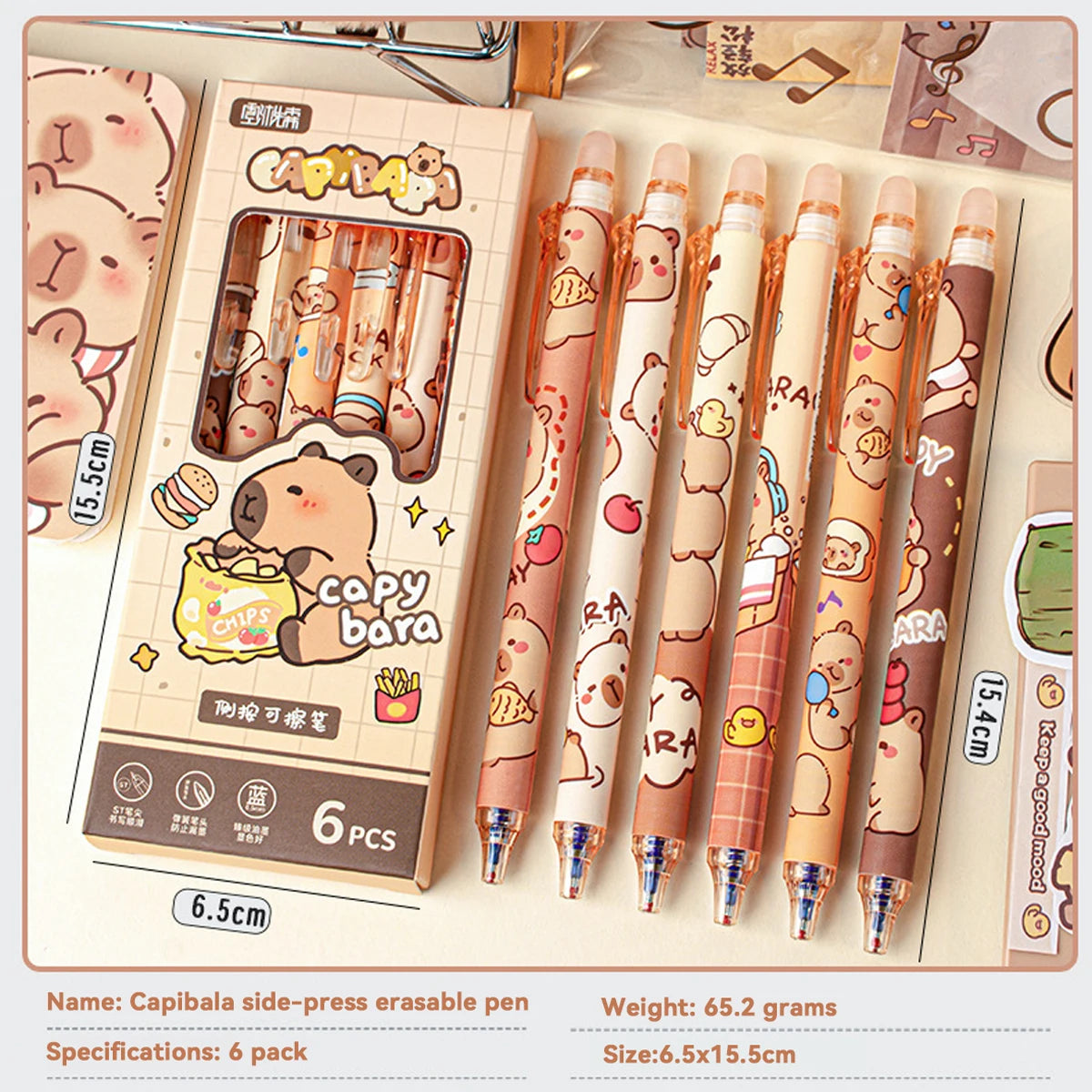 Kawaii Erasable Pen Set