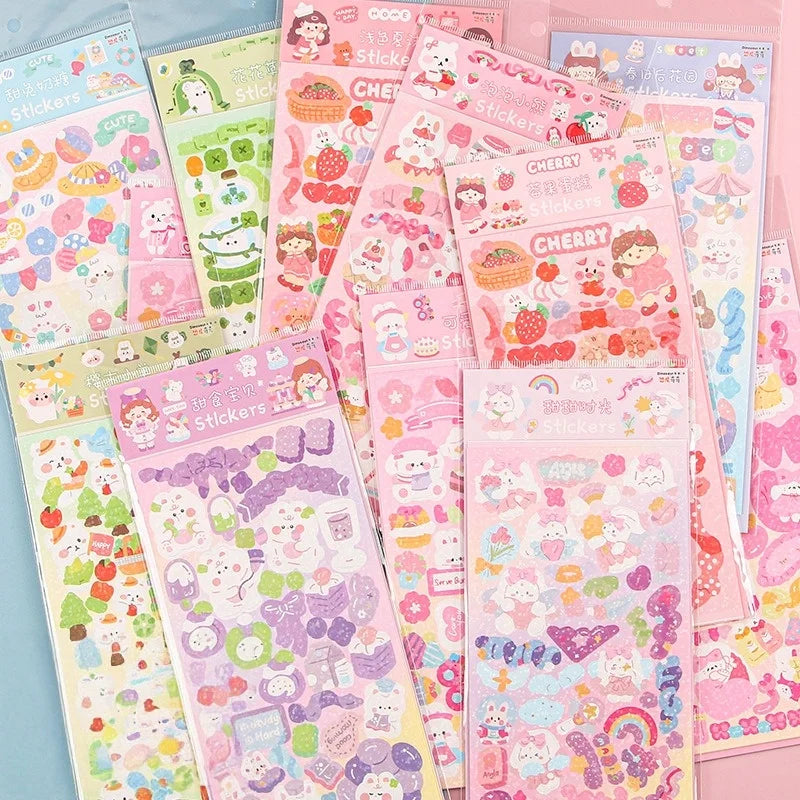 Kawaii Holographic Sticker Set
