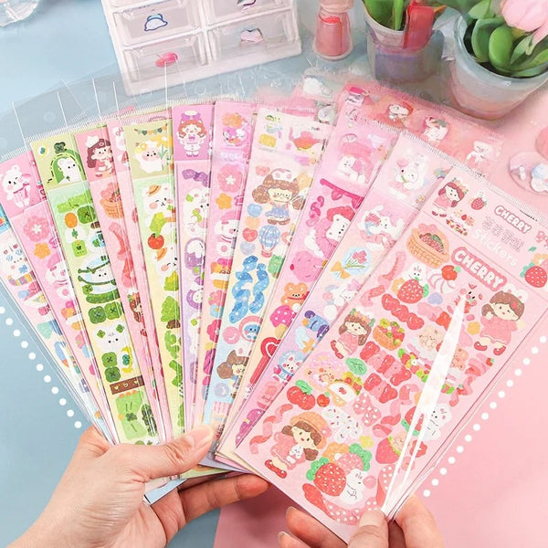 Kawaii Holographic Sticker Set