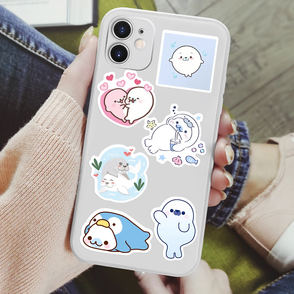 Cute Cartoon Seal Stickers