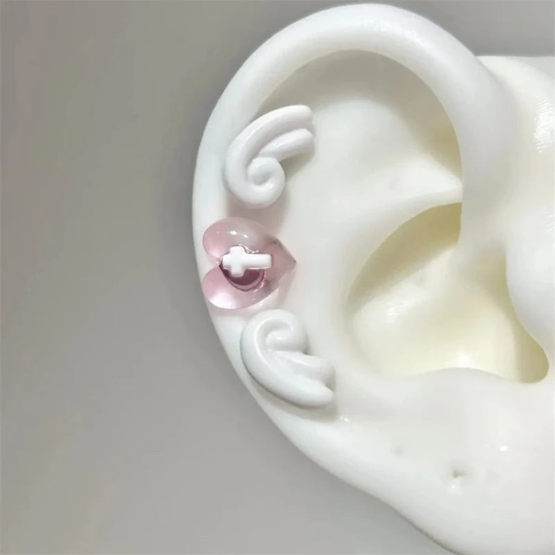 Sweet Angel Wing Stud Earrings