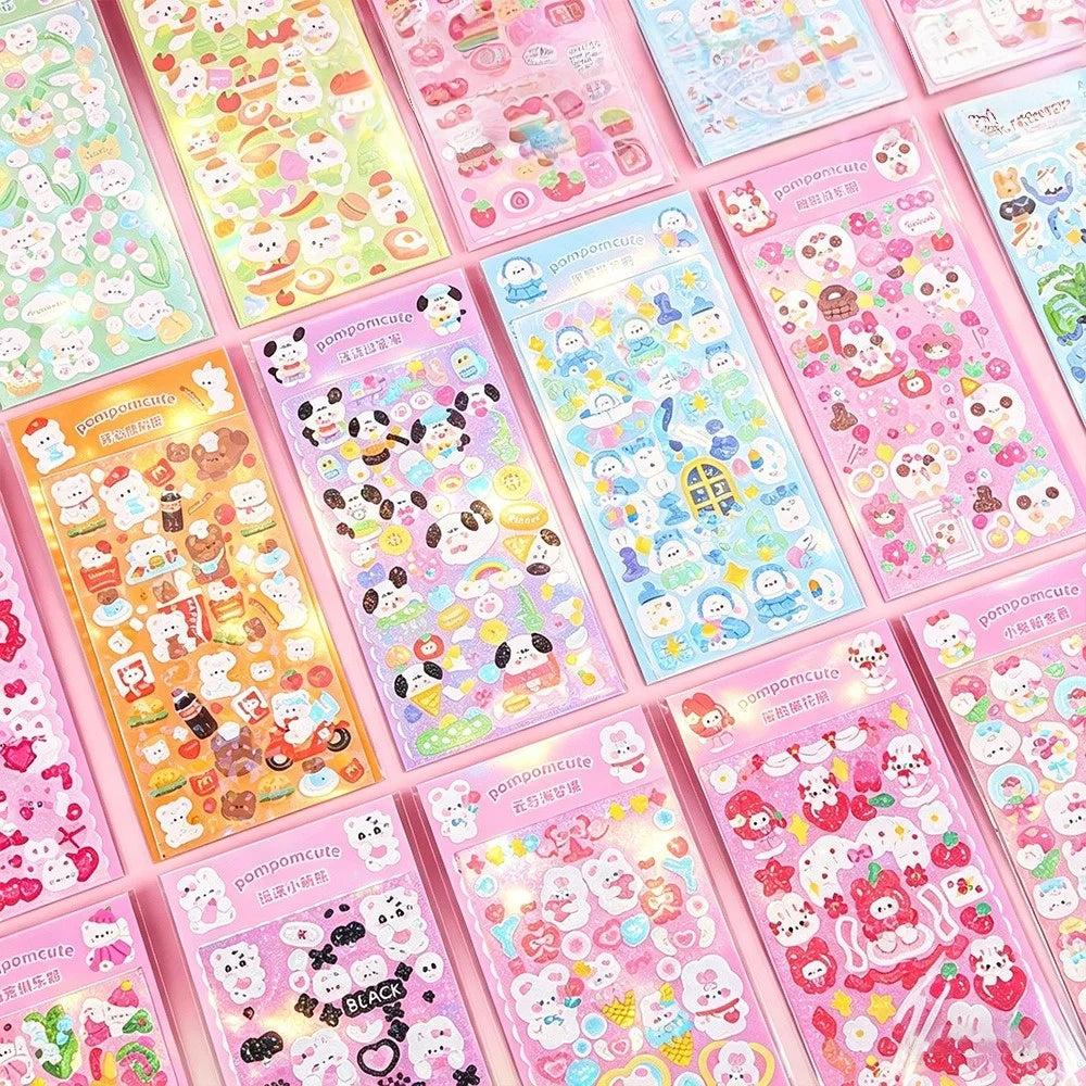 Kawaii Holographic Sticker Set
